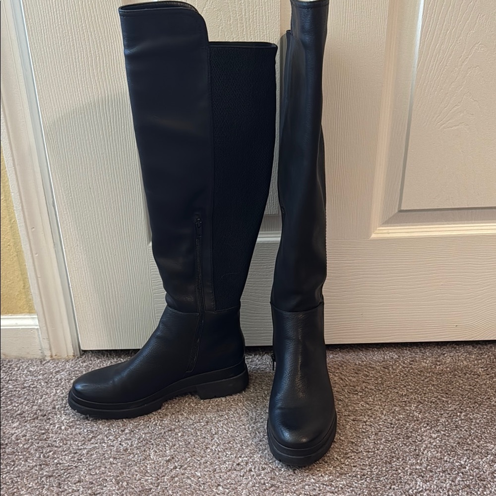 Women's Black Knee-High Boots